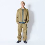 画像2: ZIP UP WORK JACKET KHAKI 224-018010 KH AKTR アクター ジャケット アウトウエア ウエア 秋冬物 【MEN'S】 (2)