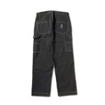 画像2: CARPENTER PANTS BLACK 224-019020 BK AKTR アクター Pants パンツ ウエア 秋冬物 【MEN'S】 (2)