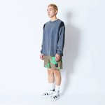 画像2: B.B. DOT 6.5-INCH SHORTS KHAKI 224-020002 KH AKTR アクター Shorts ショーツ バスパン ウエア  【MEN'S】 (2)