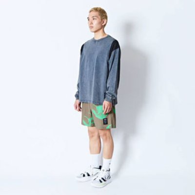 画像1: B.B. DOT 6.5-INCH SHORTS KHAKI 224-020002 KH AKTR アクター Shorts ショーツ バスパン ウエア  【MEN'S】