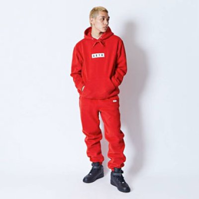 画像1: AKTR LOGO SWEAT PULLOVER HOODIE RED 224-027010 RD AKTR アクター パーカー アウトウエア ウエア 秋冬物 【MEN'S】