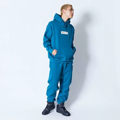 画像1: AKTR LOGO SWEAT PULLOVER HOODIE BLUE 224-027010 BL AKTR アクター パーカー アウトウエア ウエア 秋冬物 【MEN'S】