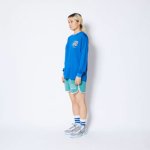 画像2: FEEL FREE PIPING SHORTS  GREEN 124-046002 GR AKTR アクター Tシャツ ウエア  【MEN'S】 (2)