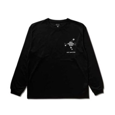 画像1: xSPORTY AAC GRAPHIC SPORTS L/S TEE BLACK 224-074005 BK AKTR アクター ロング　Tシャツ ウエア 秋冬物 【MEN'S】