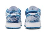 画像3: Air Jordan 1 Low GS Washed Denim DM8947-100 Jordan ジョーダン デニム シューズ   【海外取寄】【GS】キッズ (3)