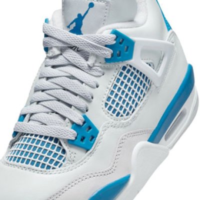 画像2: Air Jordan 4 Retro  GS MILITARY BLUE White/Blue HF4281-141 Jordan ジョーダン シューズ   【海外取寄】【GS】キッズ