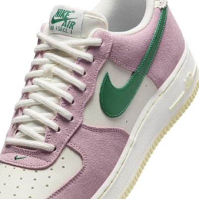 画像2: AIR FORCE 1  '07 LV8  Sail/Pink/Green FV9346-100 Nike ナイキ SOFT PINK SUEDE シューズ   【海外取寄】