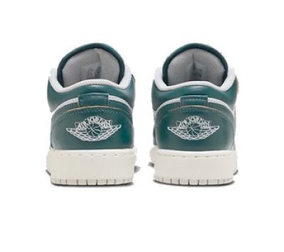 画像2: Air Jordan 1 Low SE GS Oxidized Green White/Green FQ8041-300 Jordan ジョーダン オキシダイズド シューズ   【海外取寄】【GS】キッズ