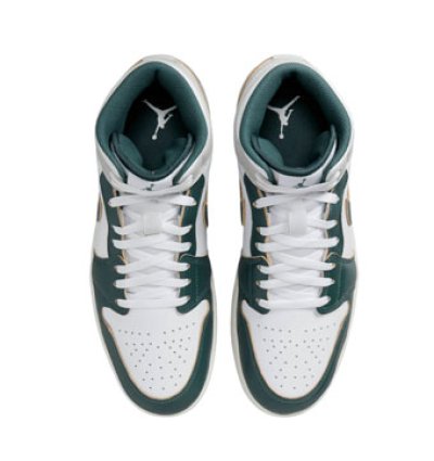 画像2: Air Jordan 1 Mid Oxidized Green White/Green FQ7720-103 Jordan ジョーダン オキシダイズド シューズ   【海外取寄】