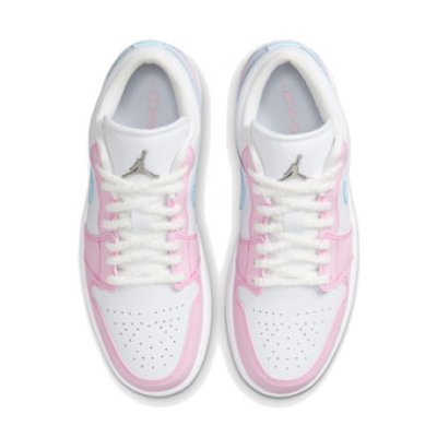 画像2: Wmns Air Jordan 1 Low SE Paw Print Pink/White/Glacier Blue HM3706-141 Jordan ジョーダン パウプリント シューズ   【海外取寄】【WOMEN'S】