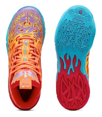 画像2: MB.04　Phoenix Red/Orange/Blue 311308-01 Puma プーマ ラメロボール  シューズ   【海外取寄】