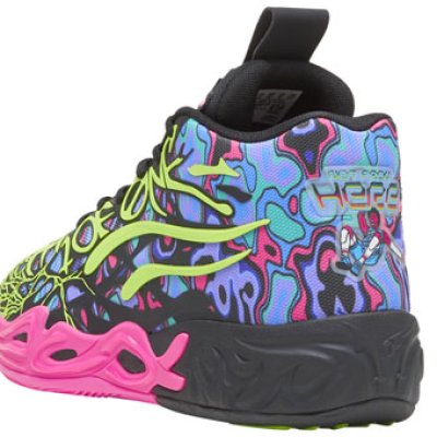 画像2: MB.04　Heem Black/Pink/Lime 310837-01 Puma プーマ ラメロボール  シューズ   【海外取寄】