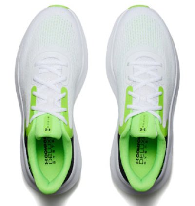 画像2: UA Charged Rogue 5 White/Black/Green 3028256-101 UnderArmour アンダーアーマー チャージド ローグ シューズ