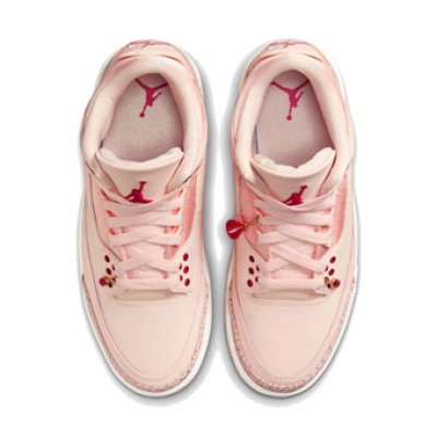 画像2: Wmns Air Jordan 3 Retro Valentine's Day Pink/Red HJ0178-600 Jordan ジョーダン バレンタインデー シューズ   【海外取寄】【WOMEN'S】