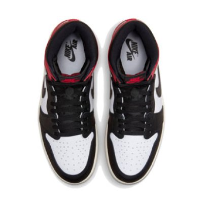 画像2: Air Jordan 1 High Retro OG Black Toe Reimagined White/Black/Red DZ5485-106 Jordan ジョーダン つま黒 シューズ   【海外取寄】