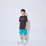 画像3: KIDS AKTR LOGO SPORTS TEE BLACK 222-056005 BK GS AKTR アクター Tシャツ ウエア  【BOY'S】 キッズ アパレル (3)