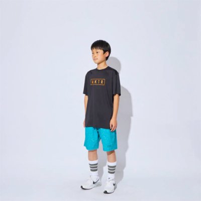 画像2: KIDS AKTR LOGO SPORTS TEE BLACK 222-056005 BK GS AKTR アクター Tシャツ ウエア  【BOY'S】 キッズ アパレル