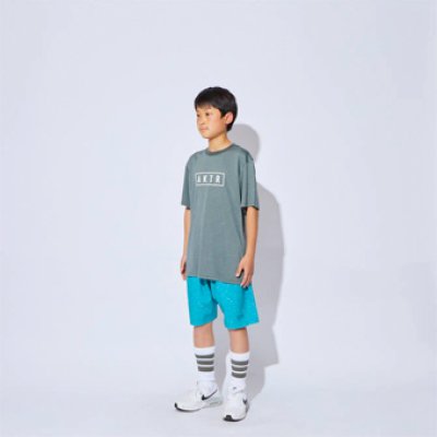 画像2: KIDS AKTR LOGO SPORTS TEE GRAY 222-056005 GY GS AKTR アクター Tシャツ ウエア  【BOY'S】 キッズ アパレル