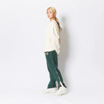 画像2: RETRO-CHIC SIDE SNAP SWEAT PANTS GREEN 123-035020 GR AKTR アクター Pants パンツ ウエア 秋冬物 【MEN'S】