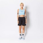 画像3: GLOW MESH SHORTS BLACK 123-048002 BK AKTR アクター Shorts ショーツ バスパン ウエア  【WOMEN'S】アパレル (3)