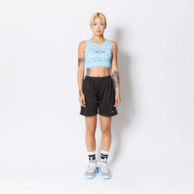 画像2: GLOW MESH SHORTS BLACK 123-048002 BK AKTR アクター Shorts ショーツ バスパン ウエア  【WOMEN'S】アパレル