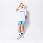 画像3: GLOW MESH SHORTS L-BLUE 123-048002 LBL AKTR アクター Shorts ショーツ バスパン ウエア  【WOMEN'S】アパレル (3)