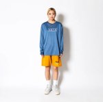 画像3: AKTR LOGO L/S SPORTS TEE BLUE 223-004005 BL AKTR アクター ロング　Tシャツ ウエア 秋冬物 【MEN'S】【SALE商品】 (3)