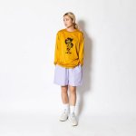 画像3: STENCIL NICK L/S SPORTS TEE YELLOW 223-017005 YL AKTR アクター ロング　Tシャツ ウエア 秋冬物 【MEN'S】【SALE商品】 (3)