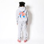 画像3: AEROSTEAM PHOTO SWEAT ZIP HOODIE GRAY 223-020010 GY AKTR アクター パーカー アウトウエア ウエア 秋冬物 【MEN'S】 (3)