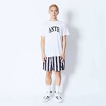 画像3: REFEREE STRIPE 5.5-INCH SHORT WIDE PANTS WHITExBLACK 224-036002 WHxBK AKTR アクター Shorts ショーツ バスパン ウエア  【MEN'S】 (3)