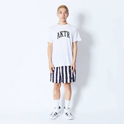 画像2: REFEREE STRIPE 5.5-INCH SHORT WIDE PANTS WHITExBLACK 224-036002 WHxBK AKTR アクター Shorts ショーツ バスパン ウエア  【MEN'S】