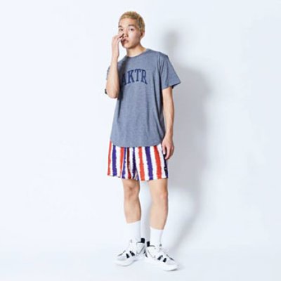 画像2: REFEREE STRIPE 5.5-INCH SHORT WIDE PANTS NAVYxRED 224-036002 NVxRD AKTR アクター Shorts ショーツ バスパン ウエア  【MEN'S】