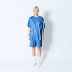 画像3: MOCK GARMENT DYED LOOSE FIT SPORTS TEE BLUE 224-001005 BL AKTR アクター Tシャツ ウエア  【MEN'S】 (3)