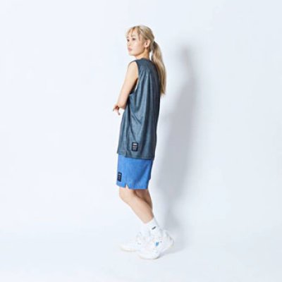 画像2: MOCK GARMENT DYED 6.5-INCH ACTIVE SHORTS BLUE 224-003002 BL AKTR アクター Shorts ショーツ バスパン ウエア  【MEN'S】