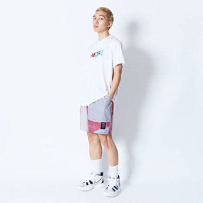 画像2: HALFTONE 5.5-INCH SHORT WIDE PANTS RED 224-006002 RD AKTR アクター Shorts ショーツ バスパン ウエア  【MEN'S】