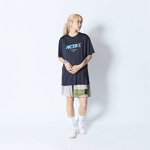 画像3: HALFTONE 5.5-INCH SHORT WIDE PANTS GREEN 224-006002 GR AKTR アクター Shorts ショーツ バスパン ウエア  【MEN'S】 (3)