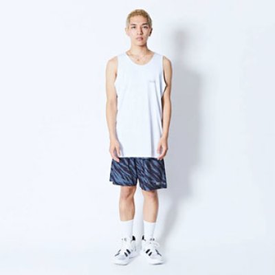 画像2: BEAST CAMO REVERSIBLE TANK BLACKxWHITE 224-013001 BKxWH AKTR アクター ノースリーブ タンクトップ ウエア  【MEN'S】