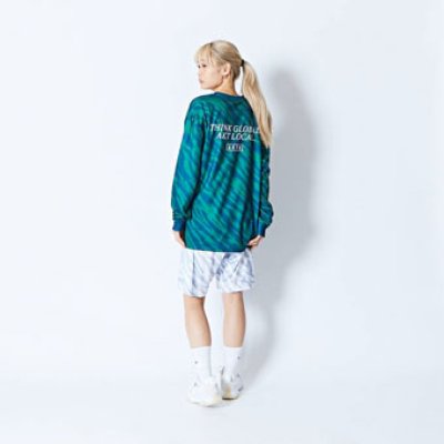 画像2: BEAST CAMO AKT LOCAL LOOSE FIT L/S SPORTS TEE GREEN 224-016005 GR AKTR アクター ロング　Tシャツ ウエア 秋冬物 【MEN'S】