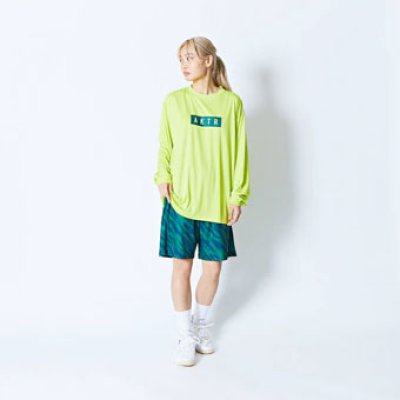 画像2: BEAST CAMO BOX LOGO L/S SPORTS TEE LIME 224-017005 LM AKTR アクター ロング　Tシャツ ウエア 秋冬物 【MEN'S】