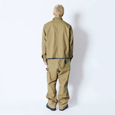 画像2: ZIP UP WORK JACKET KHAKI 224-018010 KH AKTR アクター ジャケット アウトウエア ウエア 秋冬物 【MEN'S】