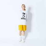 画像3: CARTOON NICK L/S SPORTS TEE WHITE 224-022005 WH AKTR アクター ロング　Tシャツ ウエア 秋冬物 【MEN'S】 (3)