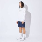 画像3: BASIC SHORT WIDE PANTS NAVY 524-010002 NV AKTR アクター Shorts ショーツ バスパン ウエア  【MEN'S】 (3)