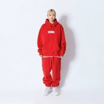 画像3: AKTR LOGO SWEAT PULLOVER HOODIE RED 224-027010 RD AKTR アクター パーカー アウトウエア ウエア 秋冬物 【MEN'S】 (3)