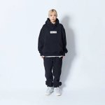 画像3: AKTR LOGO SWEAT PULLOVER HOODIE BLACK 224-027010 BK AKTR アクター パーカー アウトウエア ウエア 秋冬物 【MEN'S】 (3)