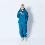 画像3: AKTR LOGO SWEAT PANTS BLUE 224-029020 BL AKTR アクター Pants パンツ ウエア 秋冬物 【MEN'S】 (3)