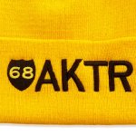 画像3: 68xAKTR LOGO KNIT CAP YELLOW 224-109021 YL AKTR アクター キャップ ビーニー Other (3)