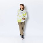 画像3: BORDERLESS PULLOVER SHOOTING SHIRTS L-GRAY/LIME 125-001010 LGYxLM AKTR アクター Tシャツ ウエア  【MEN'S】 (3)