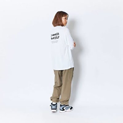 画像2: CHOOSE YOURSELF L/S SPORTS TEE  WHITE 125-002005 WH AKTR アクター ロング　Tシャツ ウエア 秋冬物 【MEN'S】