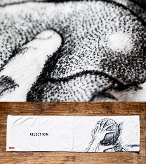 SlamDunk REJECTION Towel Wht DTWL-03 井上雄彦 フラワー 井上雄彦